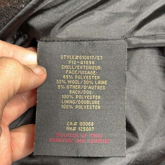 Vintage Irish Setter Brown Black Plaid Wool Blend Field Jacket Size XL - Picture 8 of 9